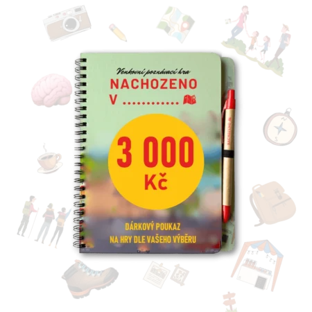 Dárkový poukaz Nachozeno 3.000&nbsp;Kč